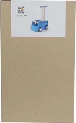 Plan Toys Lauflernwagen Bus - Blau -Spielzeug Förderung plan toys lauflernwagen bus blau 3