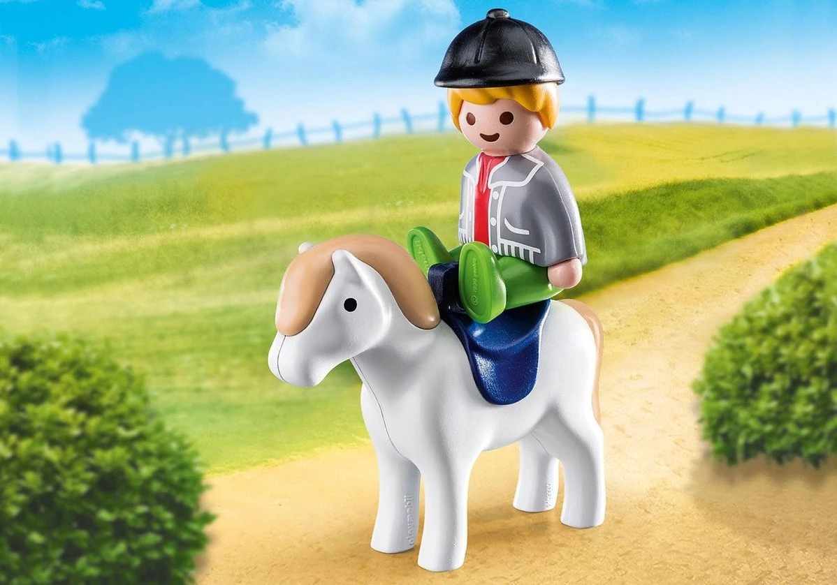 PLAYMOBIL 1.2.3 70410 Junge Mit Pony, Ab 1,5 Bis 4 Jahre 4 PLAYMOBIL 1.2.3 70410 Junge Mit Pony, Ab 1,5 Bis 4 Jahre – Bild 2
