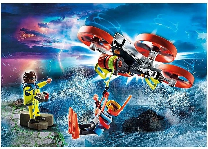 PLAYMOBIL City Action 70143 Seenot: Taucher-Bergung Mit Rettungsdrohne, Ab 4 Jahren 5 PLAYMOBIL City Action 70143 Seenot: Taucher-Bergung Mit Rettungsdrohne, Ab 4 Jahren – Bild 3