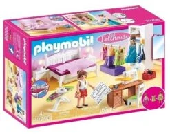 Playmobil Dollhouse 70208 Schlafzimmer Und Nähstudio, Mit Lichteffekten, Ab 4 Jahren