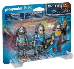 PLAYMOBIL Novelmore 70641 3er Set Novemore-Ritter, Ab 4 Jahren