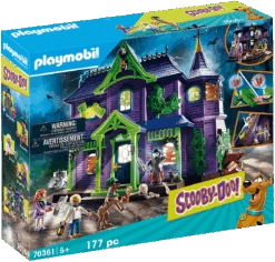 PLAYMOBIL SCOOBY-DOO! 70361 Abenteuer Im Geisterhaus, Mit Licht- Und Soundeffekten, Ab 5 Jahren