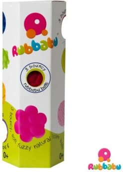 Rubbabu 20190 Kugeln (klein, 3 Stück) -Spielzeug Förderung rubbabu 20190 kugeln klein 3 stueck 2