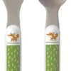 SIGIKID 25082 Kinder-Besteck Forest Fox Mädchen Und Jungen Besteckset Gabel&Löffel Empfohlen Ab Geburt Grün -Spielzeug Förderung sigikid 25082 kinder besteck forest fox maedchen und jungen besteckset gabel loeffel empfohlen ab geburt gruen
