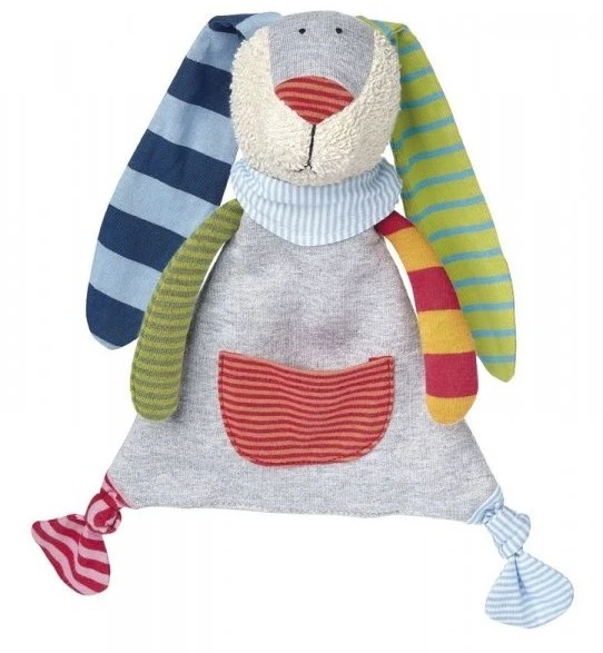 SIGIKID 41274 Schnuffeltuch Hase Ringeldingel Mädchen Und Jungen Babyspielzeug Empfohlen Ab Geburt Mehrfarbig 3 SIGIKID 41274 Schnuffeltuch Hase Ringeldingel Mädchen Und Jungen Babyspielzeug Empfohlen Ab Geburt Mehrfarbig