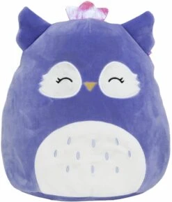 Squishmallows Knuffel Fania De Paarse Uil - 40 Cm