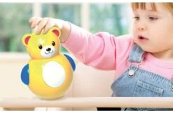 Stehaufmännchen Teddy, Roly Poly, Ab 6 Monaten, Ca. 10 X 8 X 11 Cm -Spielzeug Förderung stehaufmaennchen teddy roly poly ab 6 monaten ca 10 x 8 x 11 cm 3