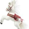Steiff 006920 Weihnachtspferd Ornament, Baumwollsamt, 10 Cm, Weiß -Spielzeug Förderung steiff 006920 weihnachtspferd ornament baumwollsamt 10 cm weiss