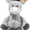 Steiff Soft Cuddly Friends Dinkie Donkey, Light Grey -Spielzeug Förderung steiff soft cuddly friends dinkie donkey light grey