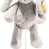Steiff Soft Cuddly Friends My First Steiff Hoppie Rabbit Music Box, Light Grey -Spielzeug Förderung steiff soft cuddly friends my first steiff hoppie rabbit music box light grey