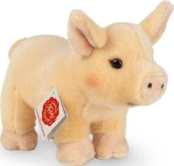 Teddy Hermann 93031 Schwein Stehend 20 Cm, Kuscheltier, Plüschtier