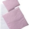 Van Dijk Toys Bettwäsche Rosa/weiß Kariert