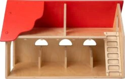 Van Dijk Toys Junior Farm 60 X 28 X 39 Cm Holz Natur/rot