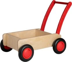Van Dijk Toys Loop-blokkenwagen - Rood