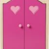 Van Dijk Toys Poppen Kleding Kast - Naturel Met Roze 2 Van Dijk Toys Poppen Kleding Kast - Naturel Met Roze -Spielzeug Förderung van dijk toys poppen kleding kast naturel met roze