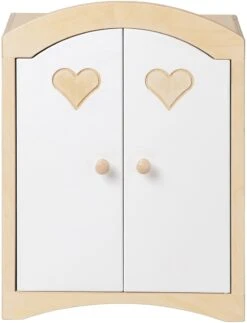 Van Dijk Toys Poppenkledingkast Wit