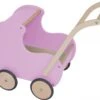 Van Dijk Toys Poppenwagen Vintage Met Hart - Roze