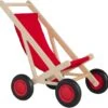 Van Dijk Toys Puppen Buggy Rot