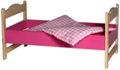 Van Dijk Toys Puppenbettchen Rosa
