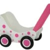 Van Dijk Toys Puppenwagen Weiss Mit Rosa Punkte