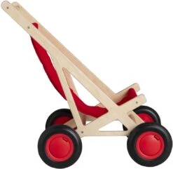 Van Dijk Toys Puppen Buggy Rot -Spielzeug Förderung zijaanzicht 1
