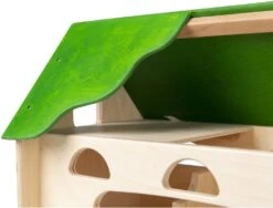 Houten Boerderij -Spielzeug Förderung zijaanzicht detail