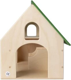 Houten Boerderij -Spielzeug Förderung zijkant